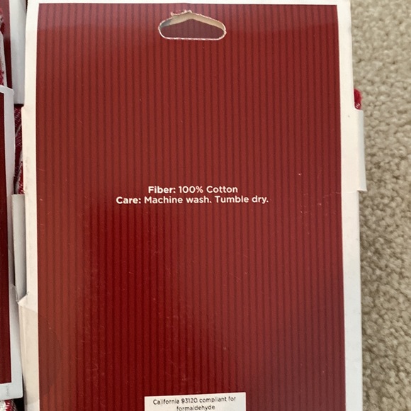 Set of 8 💯% Cotton Gingham Napkins - Picture 5 of 5